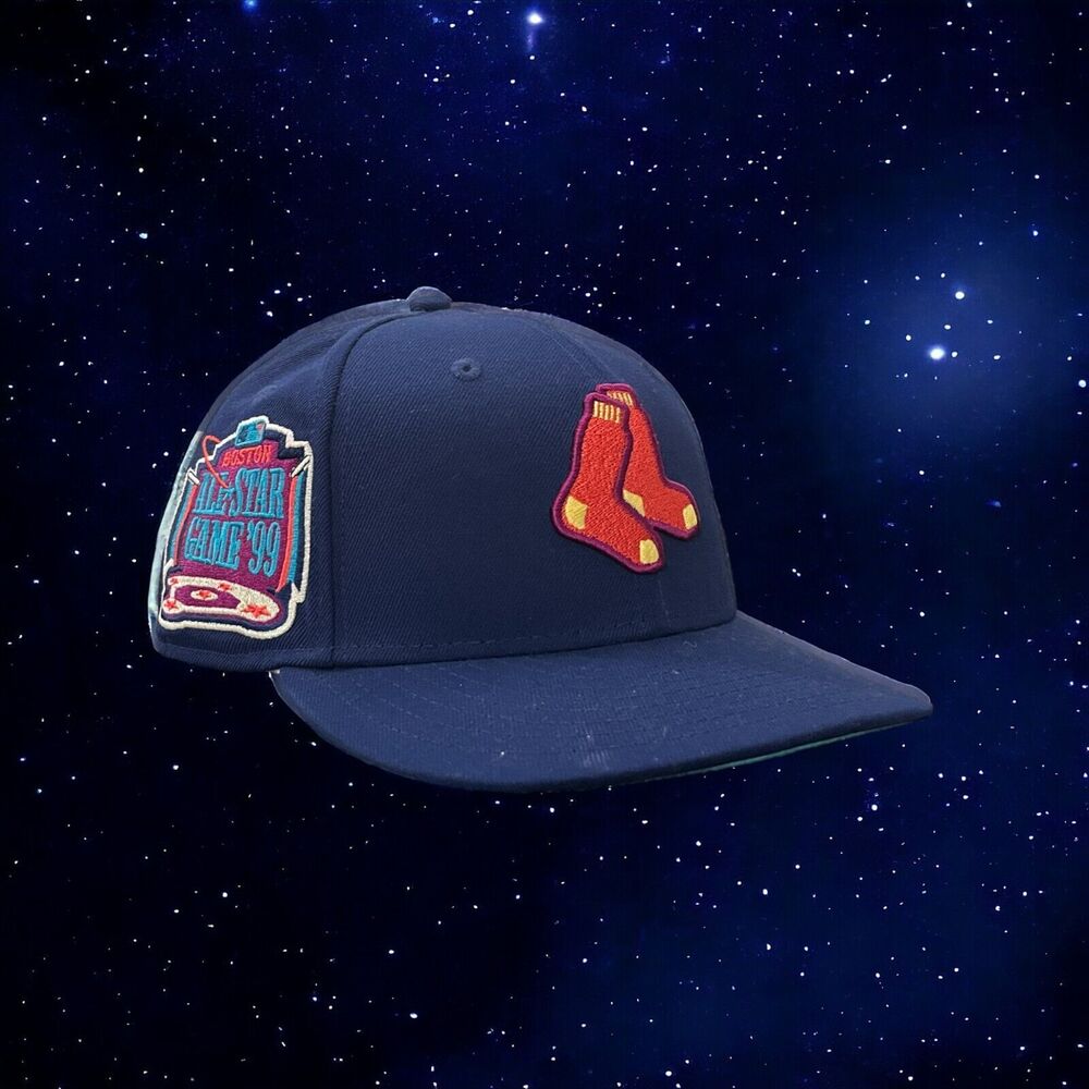 7 1/4 - Boston Red Sox - Interstellar Jelly Collection HATCLUB Space Jam Hat